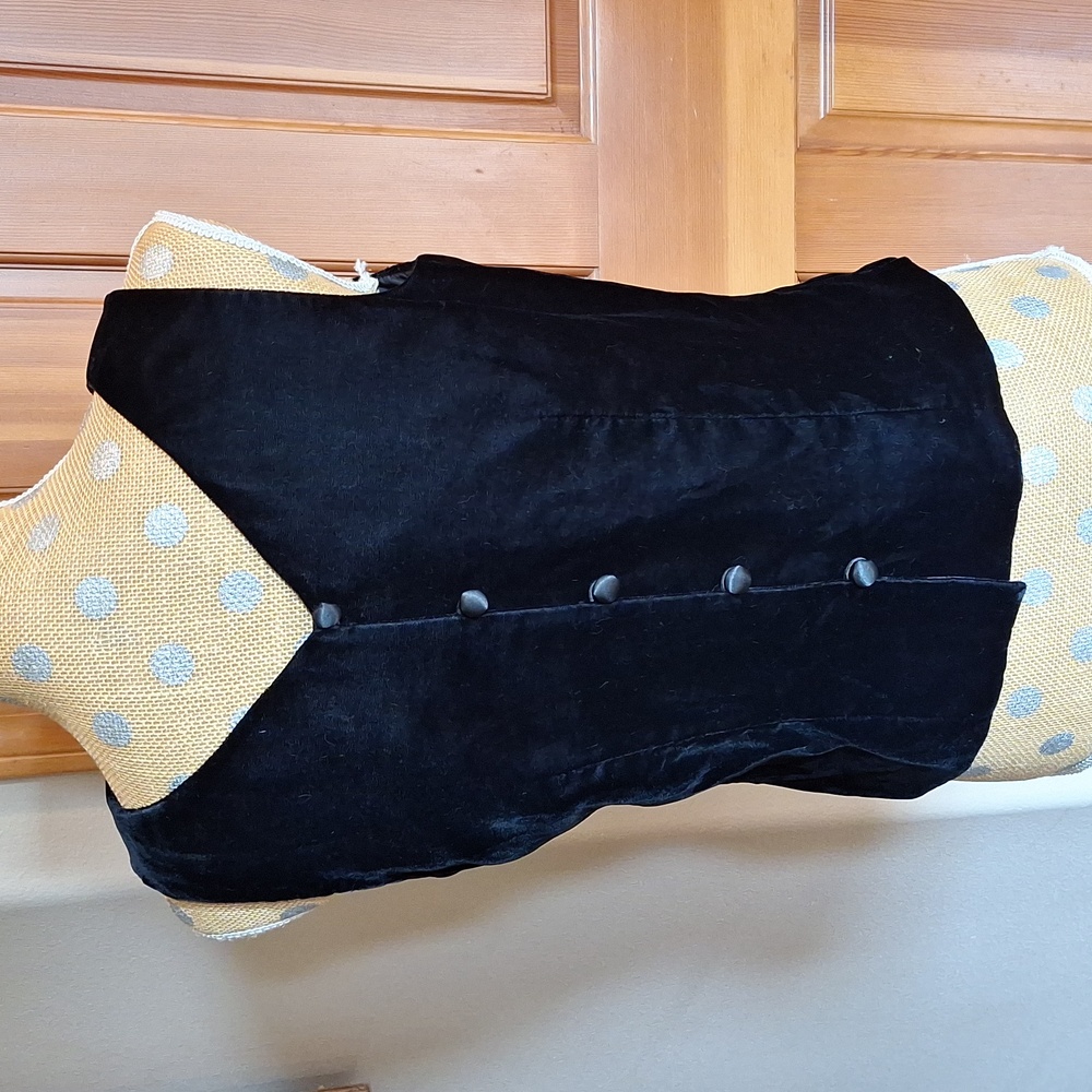 NWT Talbots Velvet Sleeveless Button-back Top Womens Size 8 Petite Witchy